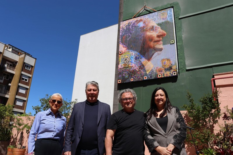 Banrisul celebra o legado de Mario Quintana com instalação artística inédita
