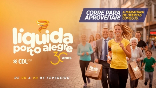Corrida temática integra programação do Liquida Porto Alegre e promove bem-estar no Centro Histórico