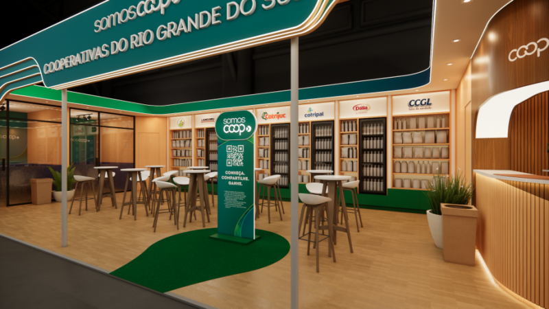 Sistema Ocergs conecta varejo e cooperativismo na ExpoAgas 2026
