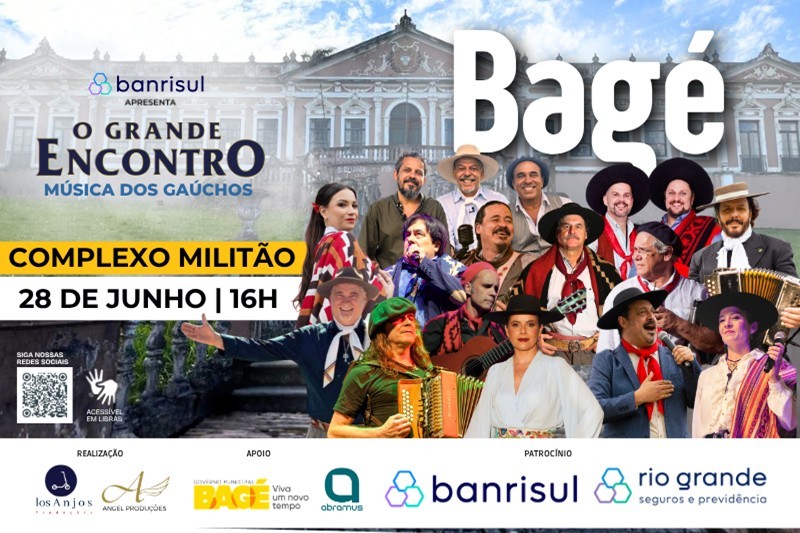 Bagé será o próximo palco do show O Grande Encontro - Música dos Gaúchos