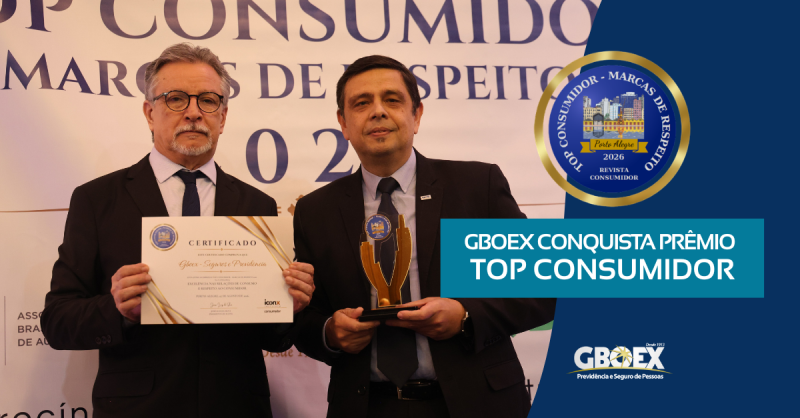 GBOEX recebe Prêmio Top Consumidor – Marcas de Respeito 2026