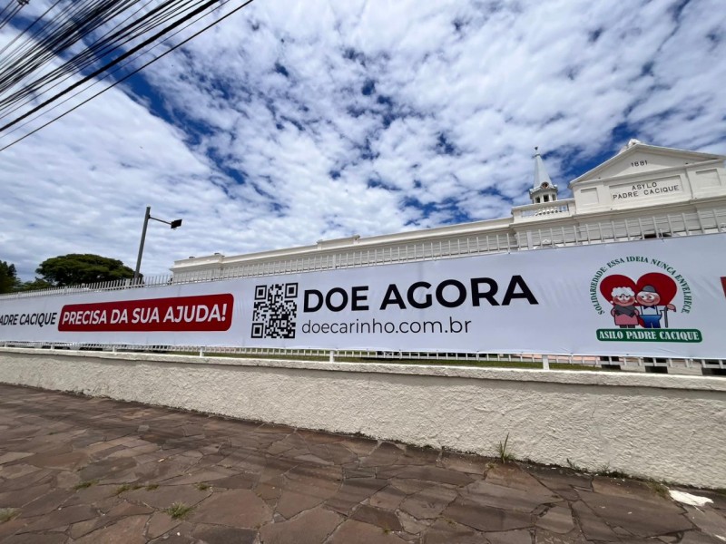 Asilo Padre Cacique está sem estoque de leite zero lactose e pede doações