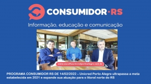Programa Consumidor RS de 14/02/2022 no Canal Bah! 20/520 da Claro NET TV
