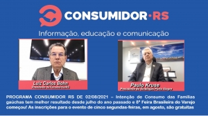 Programa Consumidor RS de 02/08/2021 no Canal Bah! 20/520 da Claro NET TV
