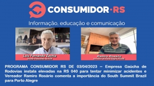 Programa Consumidor RS de 03/04/2023 no Canal Bah! 20/520 da Claro NET TV