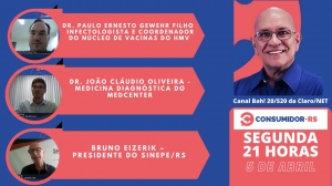 Programa Consumidor RS de 05/04/2021 no Canal Bah! 20/520 da Claro/NET