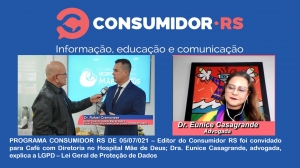 Programa Consumidor RS de 05/07/2021 no Canal Bah! 20/520 da Claro NET TV