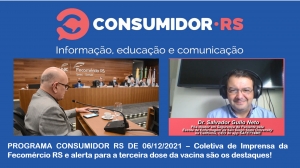 Programa Consumidor RS de 06/12/2021 no Canal Bah! 20/520 da Claro NET TV