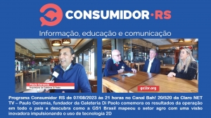 Programa Consumidor RS de 07/08/2023 no Canal Bah! 20/520 da Claro NET TV