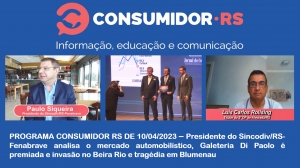 Programa Consumidor RS de 10/04/2023 no Canal Bah! 20/520 da Claro NET TV