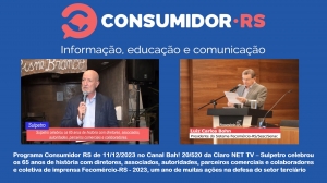 Programa Consumidor RS de 11/12/2023 no Canal Bah! 20/520 da Claro NET TV