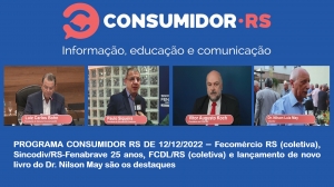 Programa Consumidor RS de 12/12/2022 no Canal Bah! 20/520 da Claro NET TV