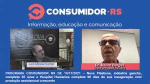Programa Consumidor RS de 15/11/2021 no Canal Bah! 20/520 da Claro NET TV Porto Alegre