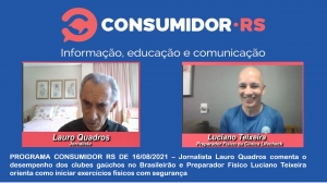 Programa Consumidor RS de 16/08/2021 no Canal Bah! 20/520 da Claro NET TV