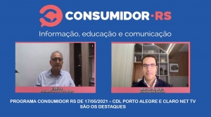 Programa Consumidor RS de 17/05/2021 no Canal Bah! 20/520 da Claro NET TV