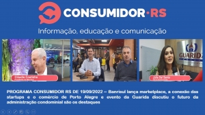 Programa Consumidor RS de 19/09/2022 no Canal Bah! 20/520 da Claro NET TV