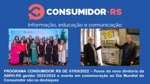 Programa Consumidor RS de 21/03/2022 no Canal Bah! 20/520 da Claro NET TV
