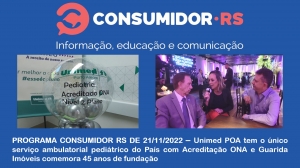 Programa Consumidor RS de 21/11/2022 no Canal Bah! 20/520 da Claro NET TV