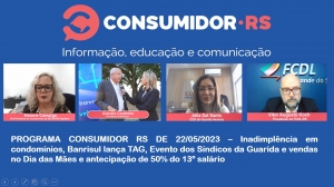 Programa Consumidor RS de 22/05/2023 no Canal Bah! 20/520 da Claro NET TV