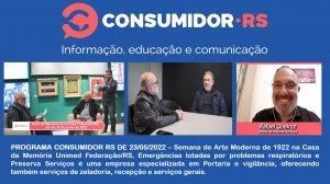 Programa Consumidor RS de 23/05/2022 no Canal Bah! 20/520 da Claro NET TV
