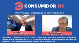 Programa Consumidor RS de 27/12/2021 no Canal Bah! 20/520 da Claro NET TV Porto Alegre