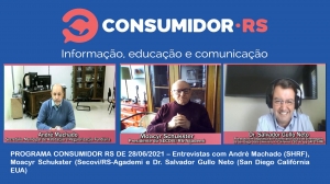 Programa Consumidor RS de 28/06/2021 no Canal Bah! 20/520 da Claro NET TV