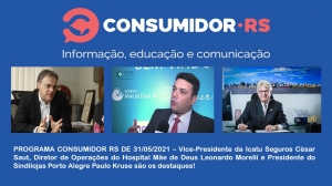 Programa Consumidor RS de 31/05/2021 no Canal Bah! 20 e 520 da Claro NET TV